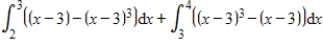 <strong>Set up the definite integral that gives the area of the region bounded by the graphs. </strong> A) B) C) D) E)