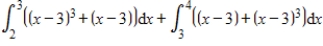 <strong>Set up the definite integral that gives the area of the region bounded by the graphs. </strong> A) B) C) D) E)