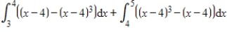 <strong>Set up the definite integral that gives the area of the region bounded by the graphs. </strong> A) B) C) D) E)