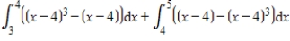 <strong>Set up the definite integral that gives the area of the region bounded by the graphs. </strong> A) B) C) D) E)