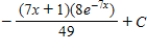 <strong>Use integration by parts to evaluate . </strong> A) B) C) D) E) 