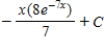 <strong>Use integration by parts to evaluate . </strong> A) B) C) D) E) 