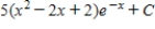 <strong>Find the indefinite integral. . </strong> A) B) C) D) E) 