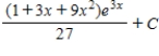 <strong>Use integration by parts to evaluate Note that evaluation may require integration by parts more than once. </strong> A) B) C) D) E) 