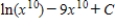 <strong>Use integration by parts to find the integral below. </strong> A) B) C) D) E)