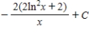 <strong>Find the indefinite integral. </strong> A) B) C) D) E)