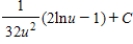 <strong>Find the indefinite integral. </strong> A) B) C) D) E) 