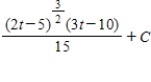 <strong>Find the indefinite integral. </strong> A) B) C) D) E)