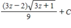<strong>Find the indefinite integral. </strong> A) B) C) D) E) none of the above