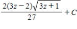<strong>Find the indefinite integral. </strong> A) B) C) D) E) none of the above