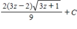 <strong>Find the indefinite integral. </strong> A) B) C) D) E) none of the above