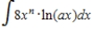 <strong>Use integration by parts to find the integral below. ,( , ) </strong> A) B) C) D) E)