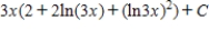 <strong>Use a table of integrals to find the indefinite integral </strong> A) B) C) D) E) 