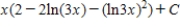 <strong>Use a table of integrals to find the indefinite integral </strong> A) B) C) D) E) 