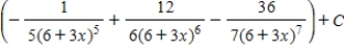 <strong>Use a table of integrals to find the indefinite integral </strong> A) B) C) D) E)