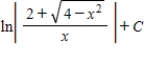 <strong>Use a table of integrals with forms involving to find </strong> A) B) C) D) E) 