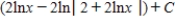 <strong>Use a table of integrals to find the indefinite integral </strong> A) B) C) D) E) 