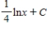 <strong>Use a table of integrals to find the indefinite integral </strong> A) B) C) D) E) 