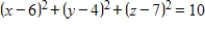 <strong>Find the equation of the sphere that has the points and as endpoints of a diameter. </strong> A) B) C) D) E)