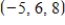 <strong>Find the center and radius of the sphere whose equation is Round your answer to two decimal places,where applicable. </strong> A) center: ; radius: 2.00 B) center: ; radius: 2.00 C) center: ; radius: 8.00 D) center: ; radius: 4.00 E) center: ; radius: 8.00