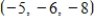 <strong>Find the center and radius of the sphere whose equation is Round your answer to two decimal places,where applicable. </strong> A) center: ; radius: 2.00 B) center: ; radius: 2.00 C) center: ; radius: 8.00 D) center: ; radius: 4.00 E) center: ; radius: 8.00