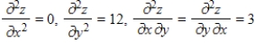 <strong>Find the four second partial derivatives.Observe that the second mixed partials are equal. </strong> A) B) C) D) E)