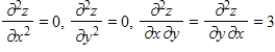 <strong>Find the four second partial derivatives.Observe that the second mixed partials are equal. </strong> A) B) C) D) E)