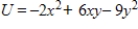 <strong>The utility function is a measure of utility (or satisfaction)derived by a person from the consumption of two products x and y.Suppose the utility function is Determine the marginal utility of product x. </strong> A) B) C) D) E) 