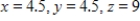 <strong>Find three positive numbers x,y,and z whose sum is 18 and the sum of the squares is a minimum. </strong> A) B) C) D) E) 
