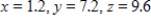 <strong>Find three positive numbers x,y,and z whose sum is 18 and the sum of the squares is a minimum. </strong> A) B) C) D) E) 