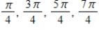 <strong>Solve the equation below for For some of the equations you should use the trigonometric identities listed in this section.Use the trace feature of a graphing utility to verify your results. </strong> A) B) C) D) E) 