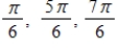 <strong>Solve the equation below for For some of the equations you should use the trigonometric identities listed in this section.Use the trace feature of a graphing utility to verify your results. </strong> A) B) C) D) E) 