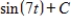 <strong>Find the indefinite integral of the following function. </strong> A) B) C) D) E)