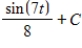 <strong>Find the indefinite integral of the following function. </strong> A) B) C) D) E)