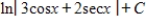 <strong>Find the indefinite integral of </strong> A) B) C) D) E)