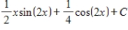 <strong>Use integration by parts to find the indefinite integral. </strong> A) B) C) D) E)