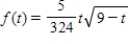 <strong>The time t (in hours)required for a new employee to successfully learn to operate a machine in a manufacturing process is described by the probability density function over the interval Find the probability that a new employee will learn to operate the machine in more than 4 hours but less than 7 hours.Round your answer to four decimal places. </strong> A) 0.5371 B) 0.1583 C) 0.4632 D) 0.1469 E) 0.3162