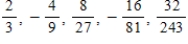 <strong>Write the first five terms of the sequence. </strong> A) B) C) D) E) none of the above
