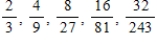 <strong>Write the first five terms of the sequence. </strong> A) B) C) D) E) none of the above