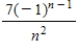 <strong>Write an expression for the nth term of the sequence , , , ,.... </strong> A) B) C) D) E)