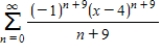 <strong>Find the radius of convergence of the series </strong> A) 10 B) 2 C) 4 D) 13 E) 9
