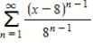 <strong>Find the radius of convergence of the power series. </strong> A) -8 B) 1 C) 8 D) -1 E) 0