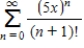 <strong>Apply Taylor's Theorem to find the power series centered at for the function </strong> A) B) C) D) E) 