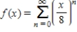 <strong>Find the radius of convergence of where </strong> A) 1 B) ∞ C) D) 8 E) 16