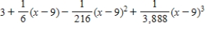 <strong>Find the third degree Taylor polynomial centered at for the function. </strong> A) B) C) D) E) 