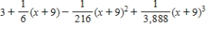 <strong>Find the third degree Taylor polynomial centered at for the function. </strong> A) B) C) D) E) 