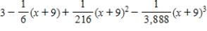<strong>Find the third degree Taylor polynomial centered at for the function. </strong> A) B) C) D) E) 