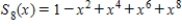 <strong>Use a symbolic differentiation utility to find the Taylor polynomials (centred at zero)of degrees (a)2,(b)4,(c)6,(d)8. </strong> A) , , , B) , , , C) , , , D) , , , E) , , ,
