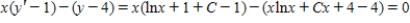 <strong>Determine whether is a solution of the differential equation </strong> A) and B) and C) and D) and E) and 