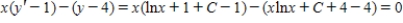 <strong>Determine whether is a solution of the differential equation </strong> A) and B) and C) and D) and E) and 